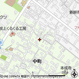 石川県能美市中町戊周辺の地図