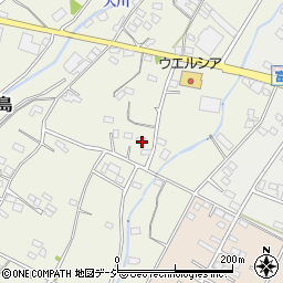 群馬県前橋市富士見町田島87-1周辺の地図