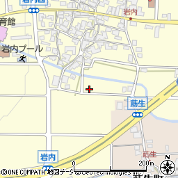 石川県能美市岩内町ル周辺の地図