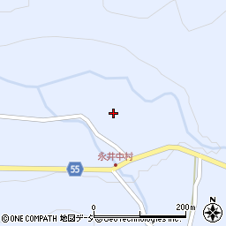 長野県東筑摩郡筑北村坂井永井中村1313周辺の地図