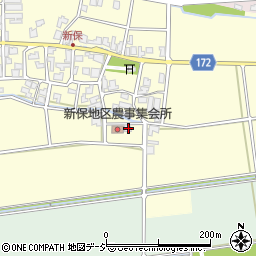 石川県能美市新保町リ周辺の地図