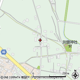 栃木県真岡市西郷61周辺の地図
