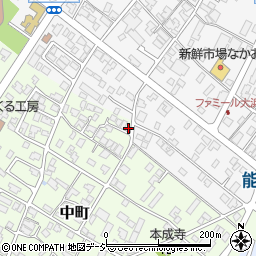 石川県能美市中町ラ18周辺の地図