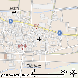 石川県能美市宮竹町イ38周辺の地図