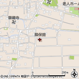 吉岡町役場　隣保館周辺の地図