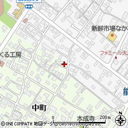 石川県能美市中町ラ18-2周辺の地図