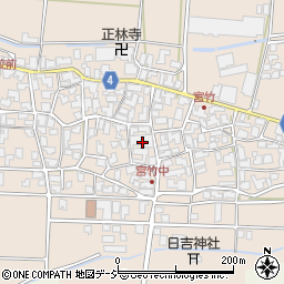 石川県能美市宮竹町イ74-2周辺の地図