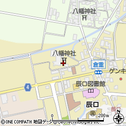 石川県能美市倉重町丁周辺の地図