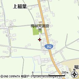栃木県下都賀郡壬生町上稲葉1875周辺の地図