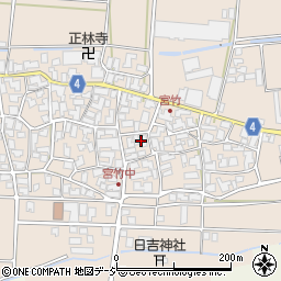 石川県能美市宮竹町イ58周辺の地図