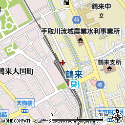 加賀白山バス周辺の地図