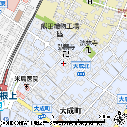 石川県能美市大成町ハ周辺の地図