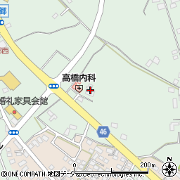 栃木県真岡市西郷118周辺の地図