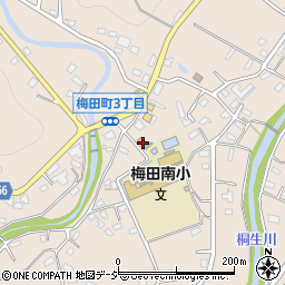 梅田郵便局周辺の地図