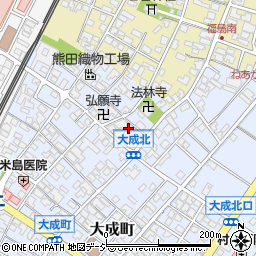 石川県能美市大成町ロ周辺の地図