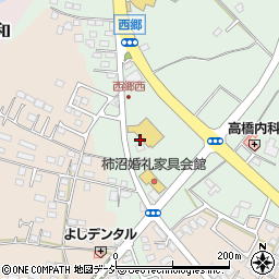 栃木県真岡市西郷152周辺の地図