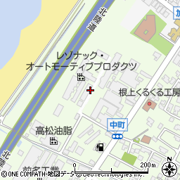 石川県能美市中町ソ周辺の地図