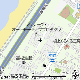 石川県能美市中町（ソ）周辺の地図