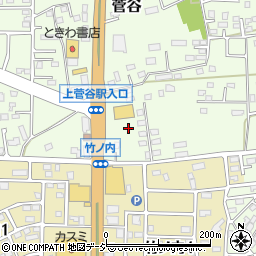 ユニクロ那珂店駐車場周辺の地図