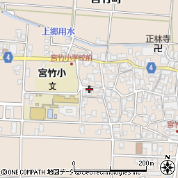 石川県能美市宮竹町イ196周辺の地図