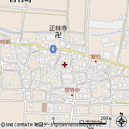 石川県能美市宮竹町イ周辺の地図