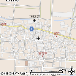 石川県能美市宮竹町（イ）周辺の地図