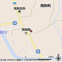 栃木県佐野市飛駒町1585-3周辺の地図