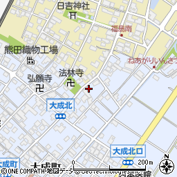石川県能美市大成町イ101周辺の地図
