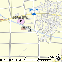 石川県能美市岩内町ワ周辺の地図