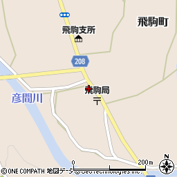 栃木県佐野市飛駒町1458周辺の地図