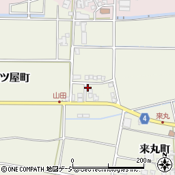 石川県能美市三ツ屋町ヘ周辺の地図