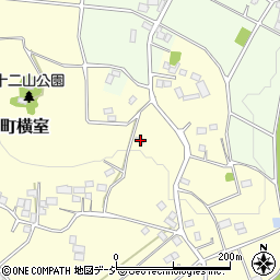 群馬県前橋市富士見町横室117周辺の地図