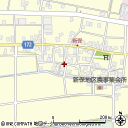石川県能美市新保町周辺の地図
