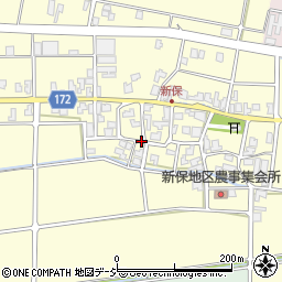 石川県能美市新保町周辺の地図