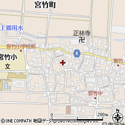 石川県能美市宮竹町イ121周辺の地図