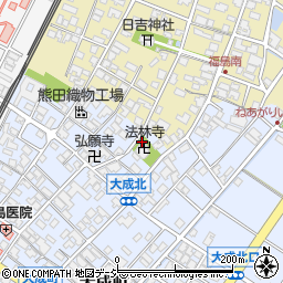 石川県能美市大成町イ104周辺の地図