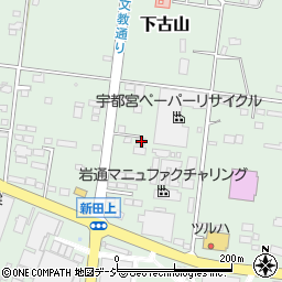 栃木県下野市下古山3305周辺の地図