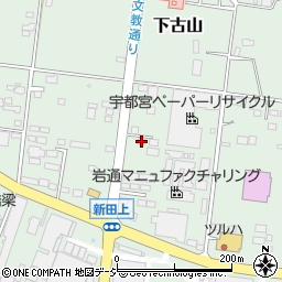 栃木県下野市下古山3305-7周辺の地図
