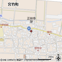 石川県能美市宮竹町イ111周辺の地図