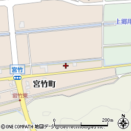 石川県能美市宮竹町カ周辺の地図