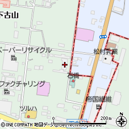 栃木県下野市下古山3323-3周辺の地図