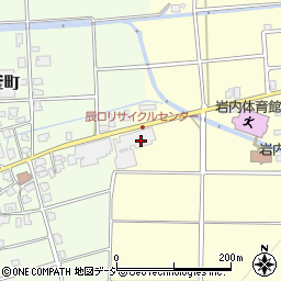 石川県能美市岩内町カ周辺の地図