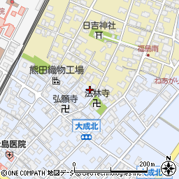 石川県能美市大成町イ116周辺の地図