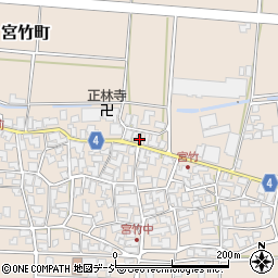 石川県能美市宮竹町イ176周辺の地図