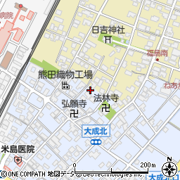 石川県能美市大成町イ120周辺の地図
