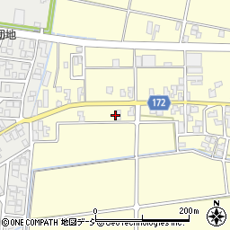 石川県能美市新保町（ル）周辺の地図
