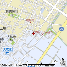 石川県能美市大成町イ67周辺の地図