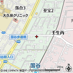 栃木県壬生町（下都賀郡）至宝周辺の地図