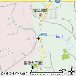 茨城県那珂市堤304周辺の地図