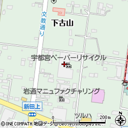 栃木県下野市下古山3305-2周辺の地図
